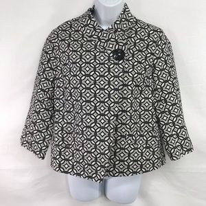 Tweeds Womens Silk Blazer Jacket Size S